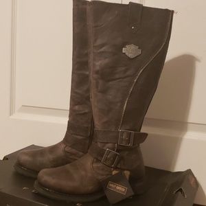 Harley davidson women's leather boots
